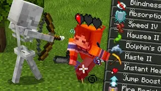 Minecraft, But Damage Gives A Random Potion Effect