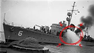 Six torpedo wakes across one bow&mdash;can one rudder beat split bearings? WWII War Story