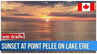 Relax and Enjoy the Beautiful Sunset over Lake Erie Point Peele