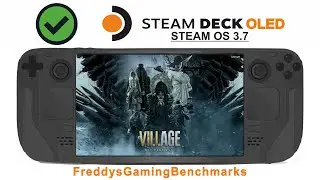 Resident Evil Village on Steam Deck OLED with Steam OS 3.7