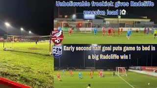 Scarborough 0-3 Radcliffe matchday vlog *Quality battle with Two inform teams !*