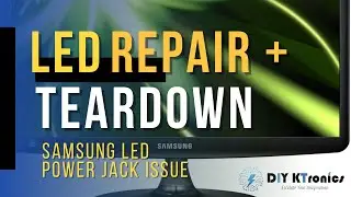 Samsung SA100 Monitor Teardown + No Power/No Display Solution