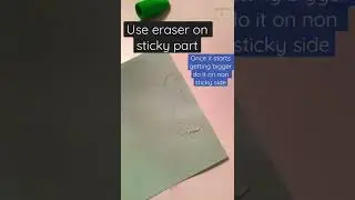 How to make kneaded eraser (btw you can use any eraser)
