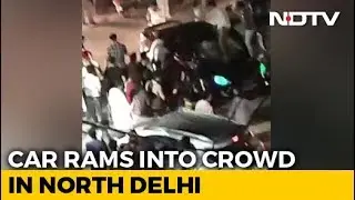 Driver Rams Car Into Crowd In Delhi's Model Town Area