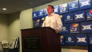Bill Self on how long Carlton Bragg's suspension will last, Jan. 30, 2017
