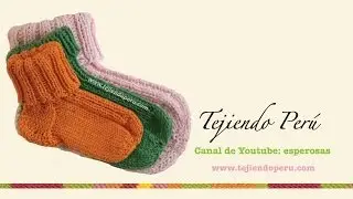 Medias tejidas con 4 agujas (Parte 1)