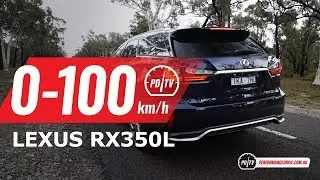 2018 Lexus RX350L 0-100km/h & engine sound