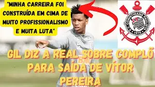 CORINTHIANS - gil responde a torcedor sobre compl&ocirc; contra t&eacute;cnico vitor pereira #corinthians #gil