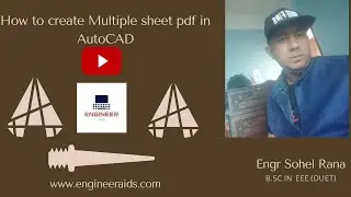 How to create Multiple sheet pdf in AutoCAD