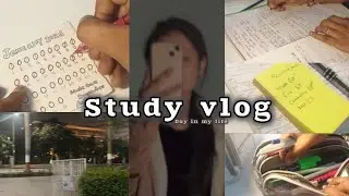 STUDY VLOG &bull;| Just me,  my notes & the lab. =⁠-⁠O