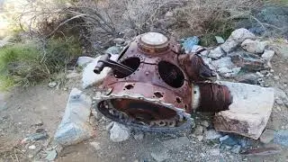 Dirt Bike Tour - Bison Falls and Crashed B-25 Engine near Lake Havasu City, AZ