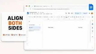 How to Left-Align and Right-Align on the Same Line in Google Docs