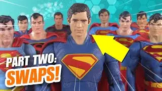 David Corenswet Superman HEAD SWAPS! McFarlane Toys DC Multiverse Deluxe Theatrical Edition Figure