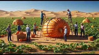 Giant pumpkins were grown in a place no one expected. Do you believe it? Watch the full video