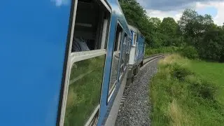 Czech Republic: Onboard behind CD Class 750 'Goggle' at Starkoc & Ceska Skalice stations