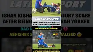 Ishan kishan injured 🤕 #cricket #shorts #cricketnews #viral #t20worldcup2026