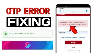 OTP ERROR FIXING EFOOTBALL POINTS PES 2021 MOBILE