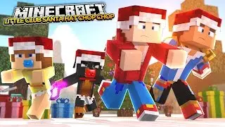 LITTLE CLUB SANTA HAT CHOP CHOP - Minecraft Hide N Seek - Little Baby Max Games