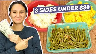 How To Make 3 Dinner Sides for Cheap (Quick and Simple Dinner Ideas)