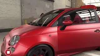 Showing red Abarth