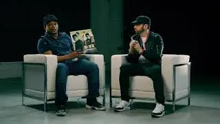 Eminem asks Sway to sign a record of his!