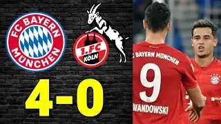 БАВАРИЯ - КЕЛЬН (4-0) ОБЗОР МАТЧА / Bayern Munchen - FC Köln (4-0) HIGHLIGHTS & ALL GOALS