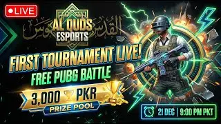 LIVE: PUBG Mobile Tournament | 3,000 PKR Prize Pool | Al Quds Esports Debut