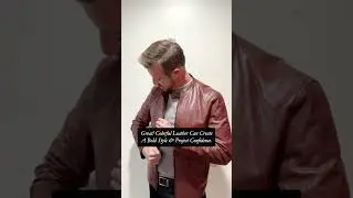 How To Style A Red Leather Jacket. #MensJackets #LeatherJacket #MensStyle #CADOGAN