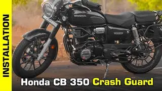 Honda CB 350 | Crash Guard | Installation Guide | Ht Exhaust | Hi-Tech Engineering.