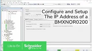 How do you set the IP Address for the BMXNOR0200H module? | Schneider Electric