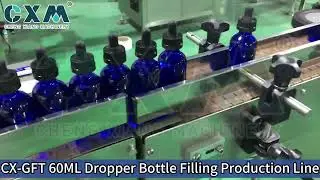Essential Oil Filling Machine | 60ML Dropper Bottle Filling Line