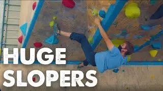 Upside Down Slopey Climb & 30+ Move Boulder Problem! || Fun Setting