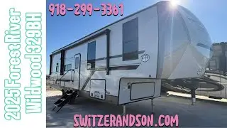 2025 Forest River Wildwood  Heritage Glen 328BH.  #rvsalestulsa #rvservicetulsa