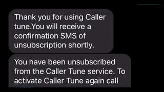 How to Deactive CRBT or Caller tune