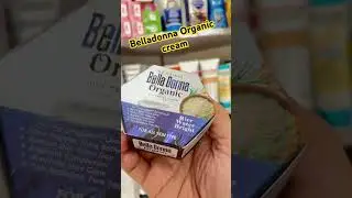 Belladonna Organic cream 🫣 #shorts #ytshorts #cosmetics