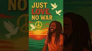 Just Love,  No war Bob Marley style that I created