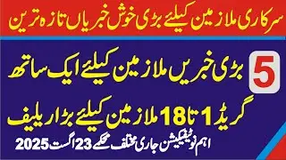 Big News for Government Employees in Pakistan | Huge Relief for Employees | Latest Update 2025