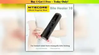 Hot Picks NITECORE Bite Healer 10 Portable Instant Relief from Mosquito Bite Itching 12g USBC for