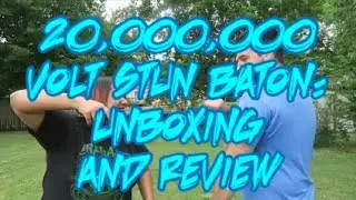 Unboxing and Reviewing A Stun Baton