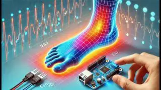 Foot Pressure Mapping System Using Piezoelectric Sensors: (ESP32, Piezo sensors, Firebase)