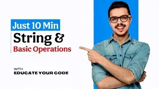 (Part-11) What is a String in Python? | Basic Operations Explained 🐍💻#pythonforbeginners #strings