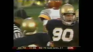 1989 Notre Dame Football Highlights  (Part 2)