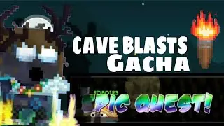 Gacha CAVE BLASTS!!! GETTING SO MANY RARE BLOCKS?! Easy Epic Quest||Growtopia