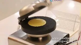 Goodloog Commercial Waffle Cone Maker