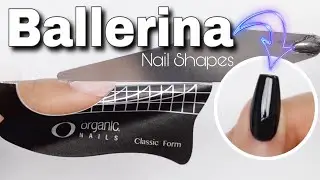 U&ntilde;as Ballerina-Coffin 💅🏻 Estilos de puntas de U&ntilde;as Acr&iacute;licas