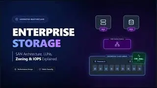 Enterprise Storage Architecture Explained: SAN, NAS & DAS Animated