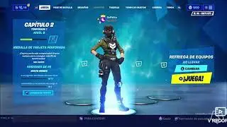 La letra F en el mapa de Fortnite