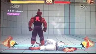 SF4 Akuma Ultra/Super Raging Demon Setups