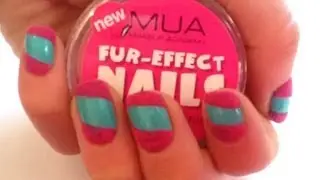 Flocking Powder Nail Art (MUA fur effect)