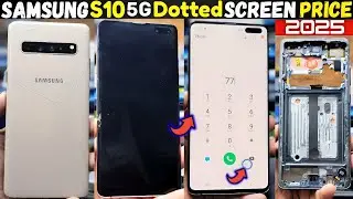 Samsung S10 5g Screen/display/Folder/Combo Replacement Galaxy S10 Display Change Price Dotted Penal